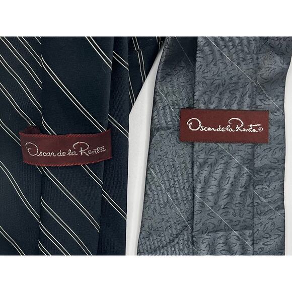 Set of 2 Oscar de la Renta Ties - Picture 4 of 5